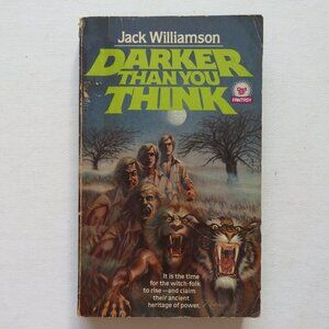 Darker Than You Think by Jack Williamson 1979 Vintage Paperback Werewolf Novel